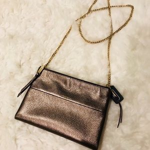 Coach Dust Gold Crossbody Clutch